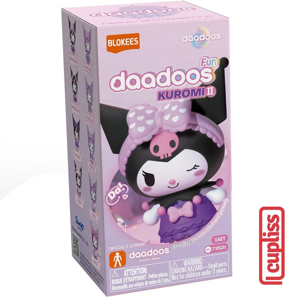 RANDOM -  BLOKEES Figure Daadoos Sanrio Kuromi Fun Series 01 02 73520 73521