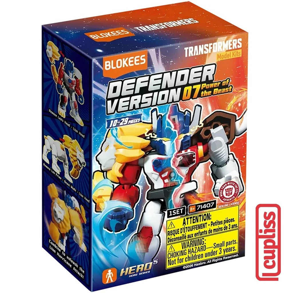 BLOKEES Figure Transformers 71407 Defender Version 07 DV07 Power of The Beast