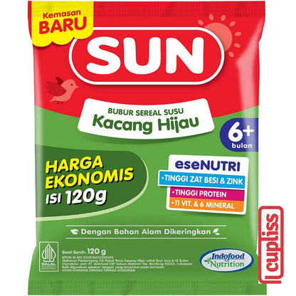Sachet Ekonomis - SUN Susu Sereal Bayi 120gr Baby Cereal MPASI Bubur Susu Porridge 6m+
