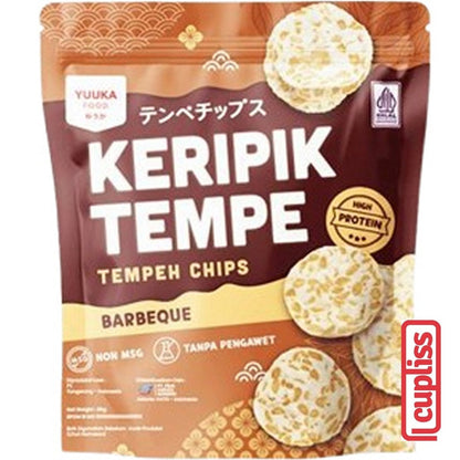 Yuuka Food Keripik Tempe 50g Tempeh Chips Snack Camilan Anak Renyah