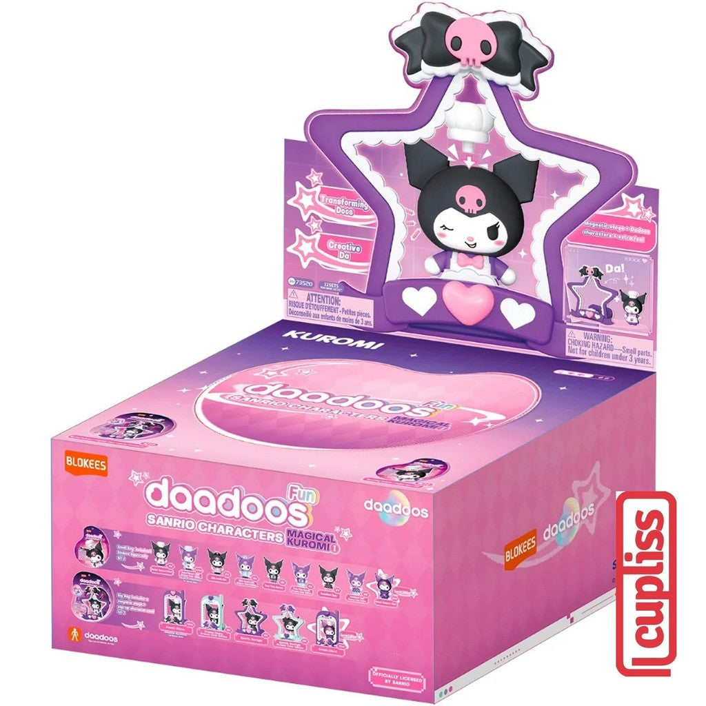 BOX -  BLOKEES Figure Daadoos Sanrio Kuromi Fun Series 01 02 73520 73521