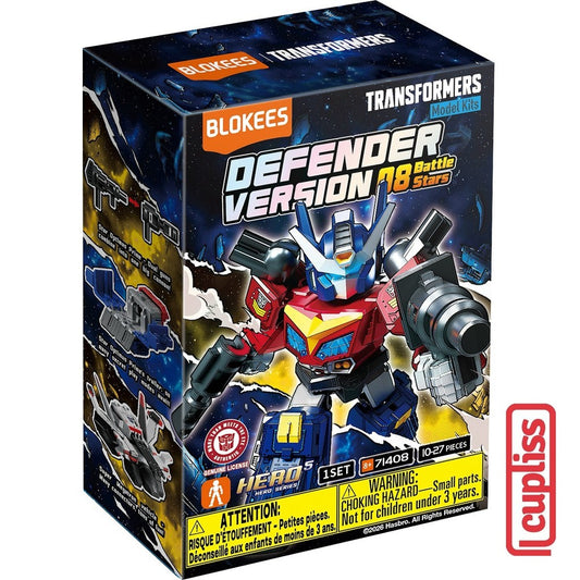 BLOKEES Figure Transformers Defender Version DV08 DV 08 71408 Battle Stars